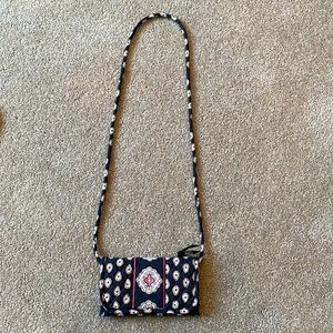 Vera Bradley Classic Black wallet on a string.